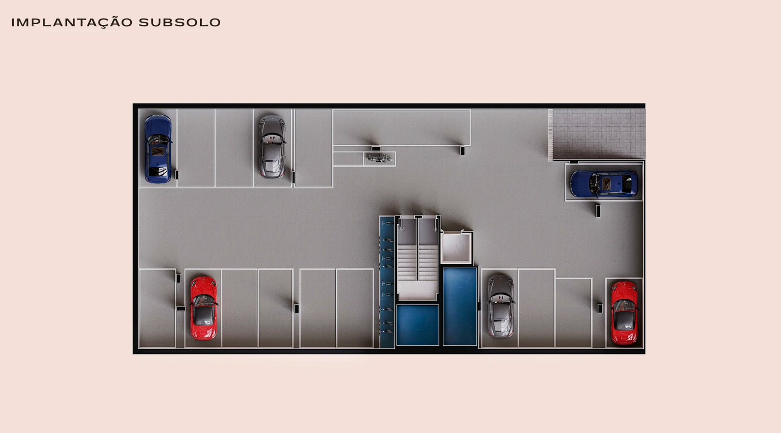 Implantação — Subsolo